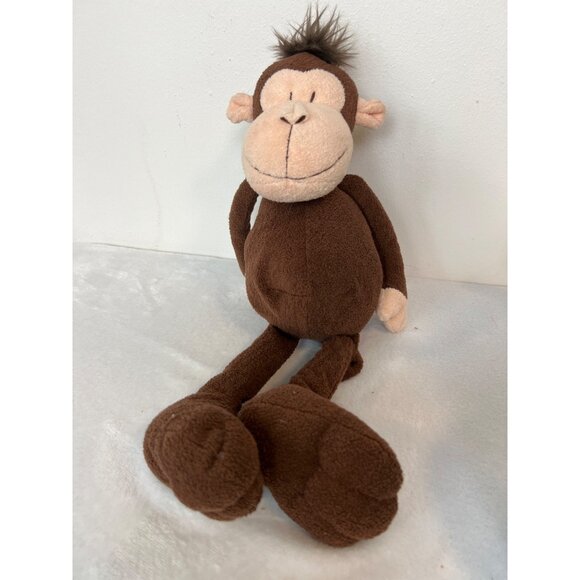 Manhattan Toy 2009 Monkey Plush Brown Toy Stuffed Animal Rare Htf 16" - Picture 1 of 4
